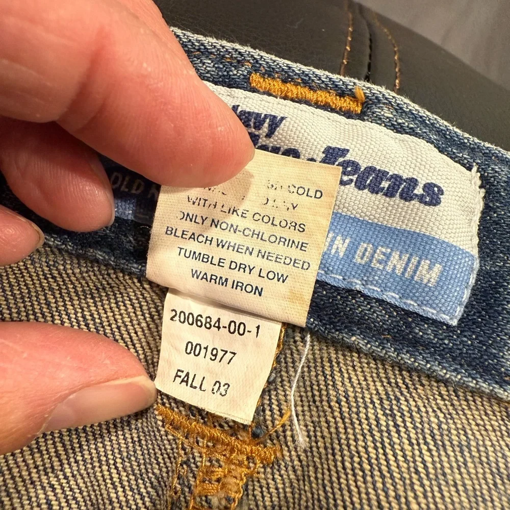 Old Navy Vintage Y2K Blue Denim Versatile Mini Skirt